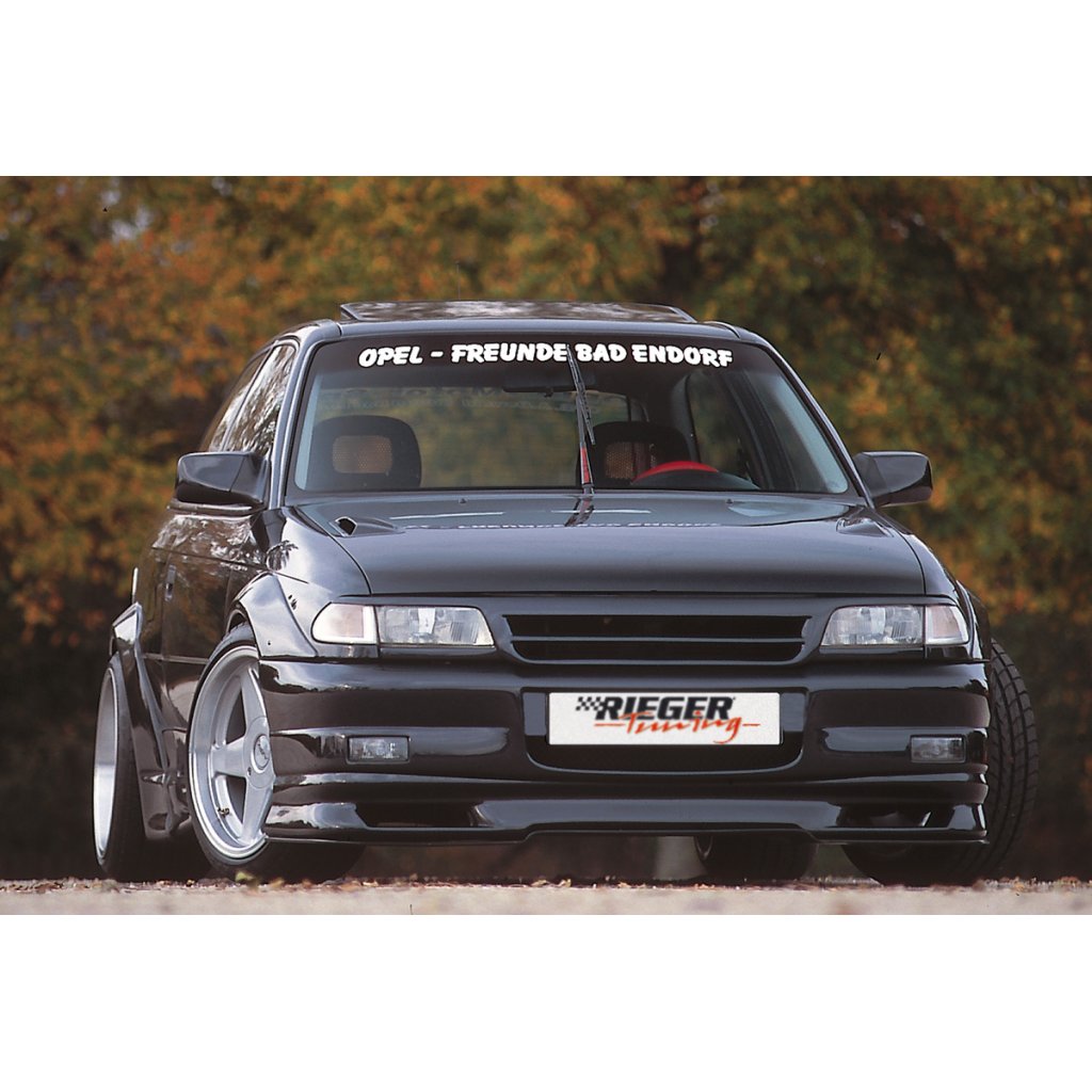 Rieger maska chladiče pro Opel Astra F cabrio, caravan, fastback, hatchback, notchback, plast ABS bez povrchové úpravy
