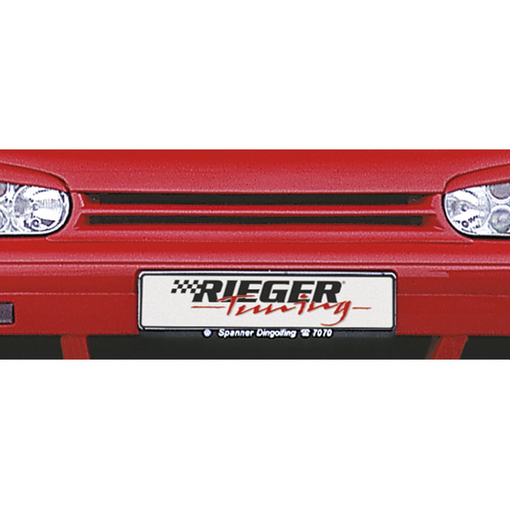 Rieger maska chladiče s jedním žebrem pro Volkswagen Golf 4 1J 3-dvéř., 5-dvéř., combi, plast ABS bez povrchové úpravy
