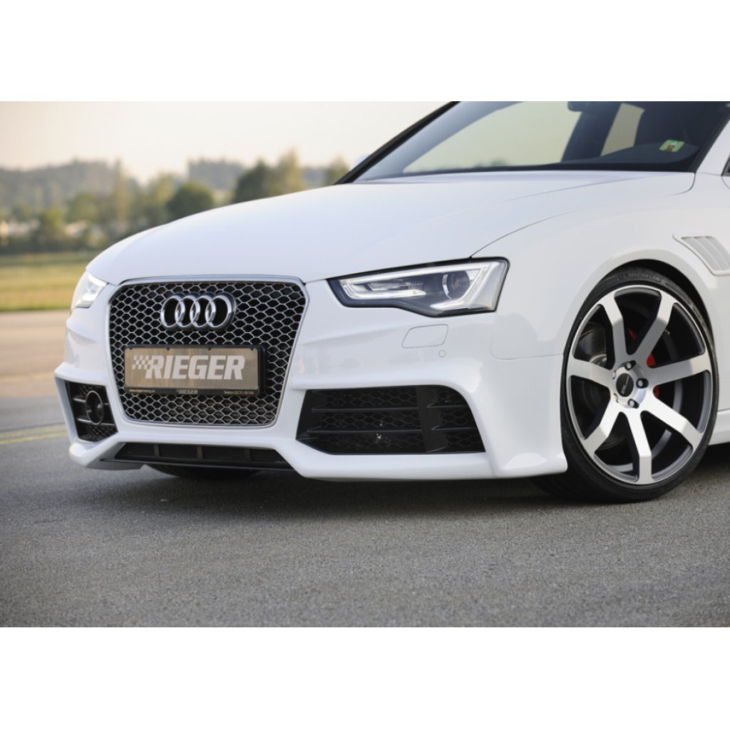 Rieger mřížka nárazníku pro Audi A5 B8, B81 kabriolet, kupé, Sportback vč. faceliftu, levá