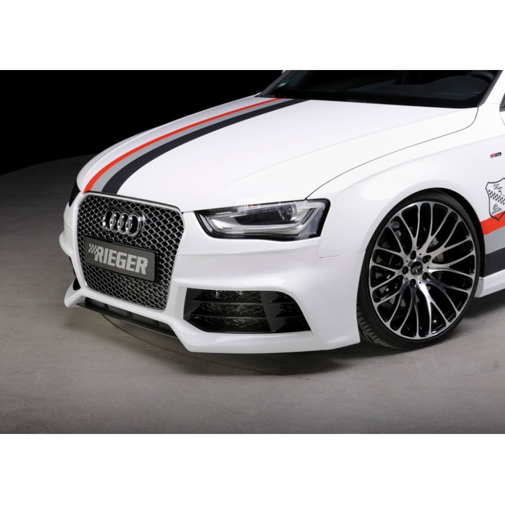 Rieger mřížka nárazníku pro Audi A5 B8, B81 kabriolet, kupé, Sportback vč. faceliftu, levá