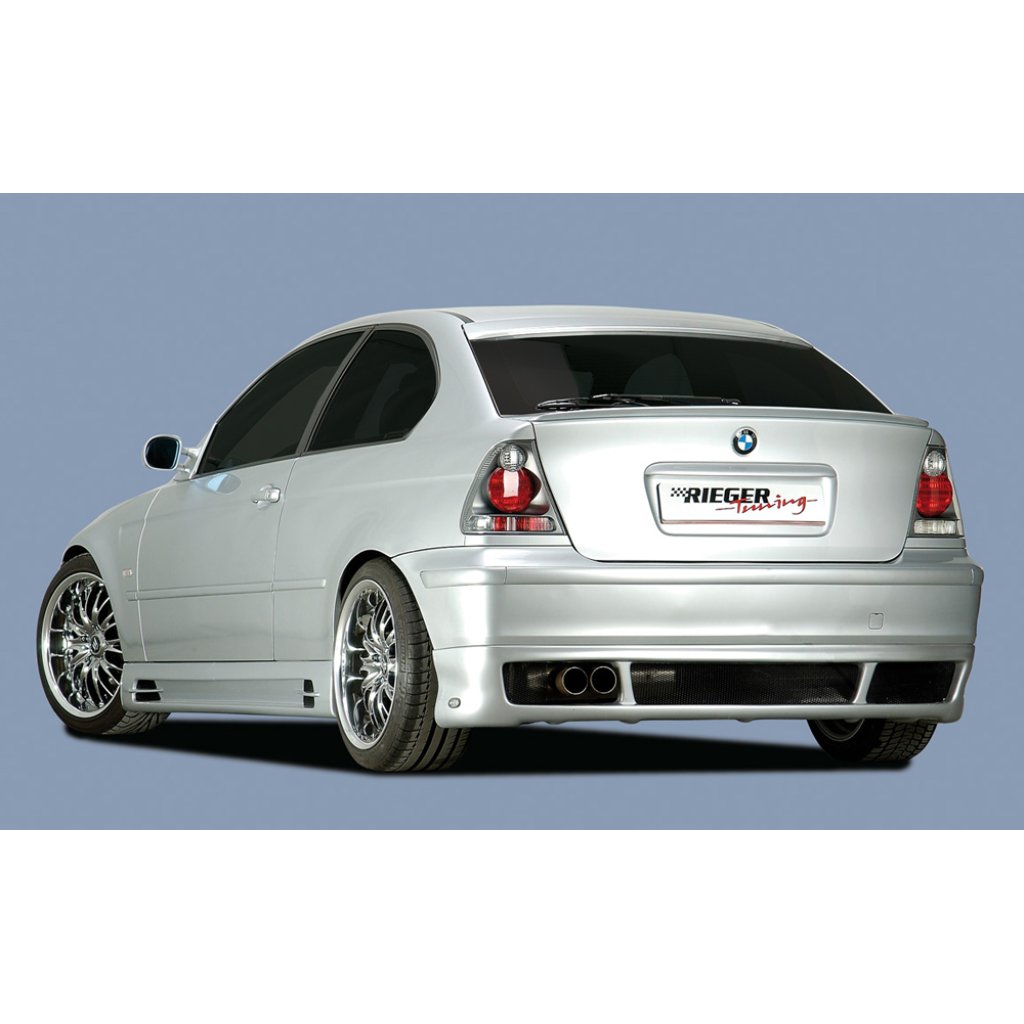 Rieger patka na zadní okno pro BMW řada 3 E46 compact po faceliftu, 02/02-, plast ABS bez povrchové úpravy