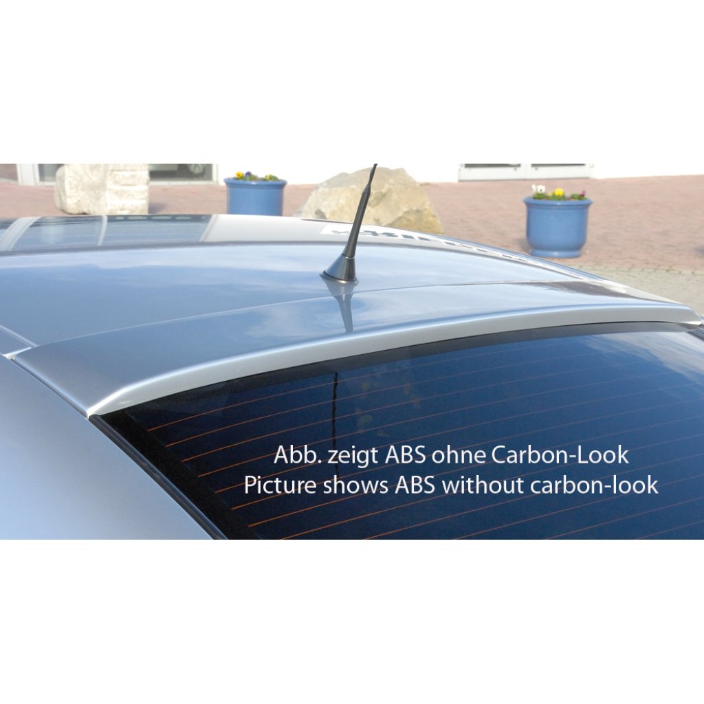 Rieger patka na zadní okno pro Opel Astra G 3-dvéř., 5-dvéř., notchback, plast ABS s povrchovou úpravou Carbon-Look