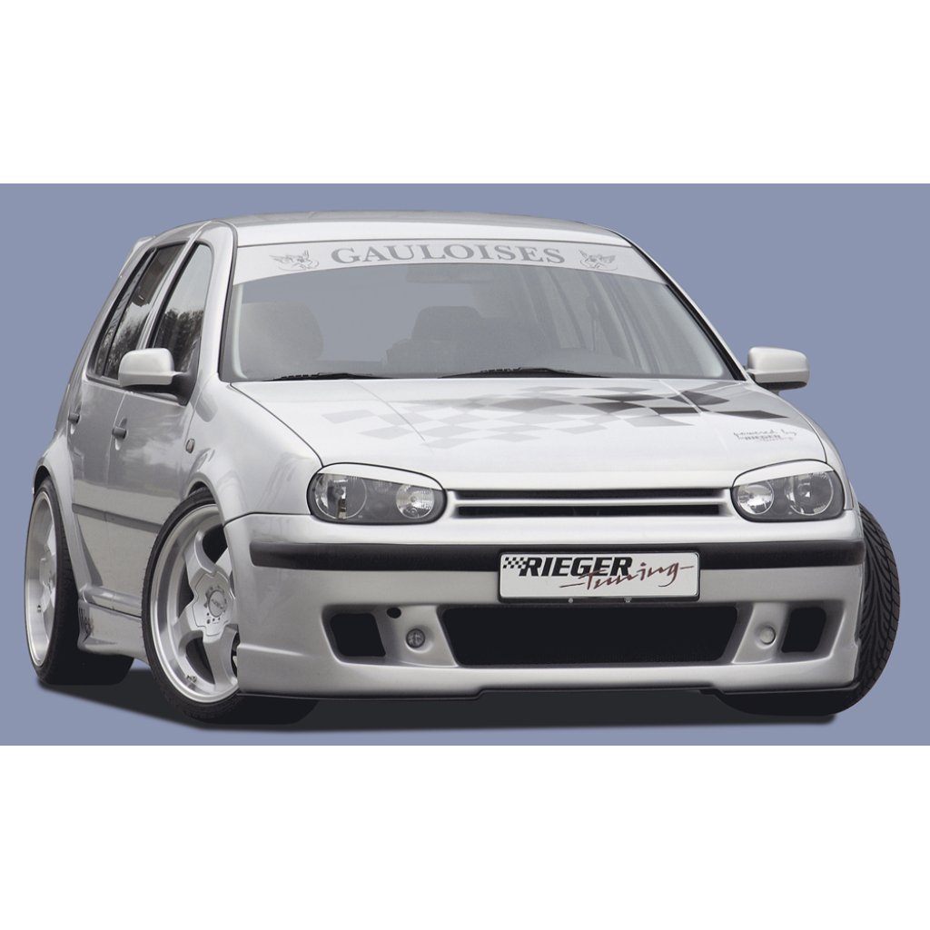 Rieger prodloužení kapoty pro Volkswagen Golf 4 1J 3-dvéř., 5-dvéř., combi, plast ABS bez povrchové úpravy