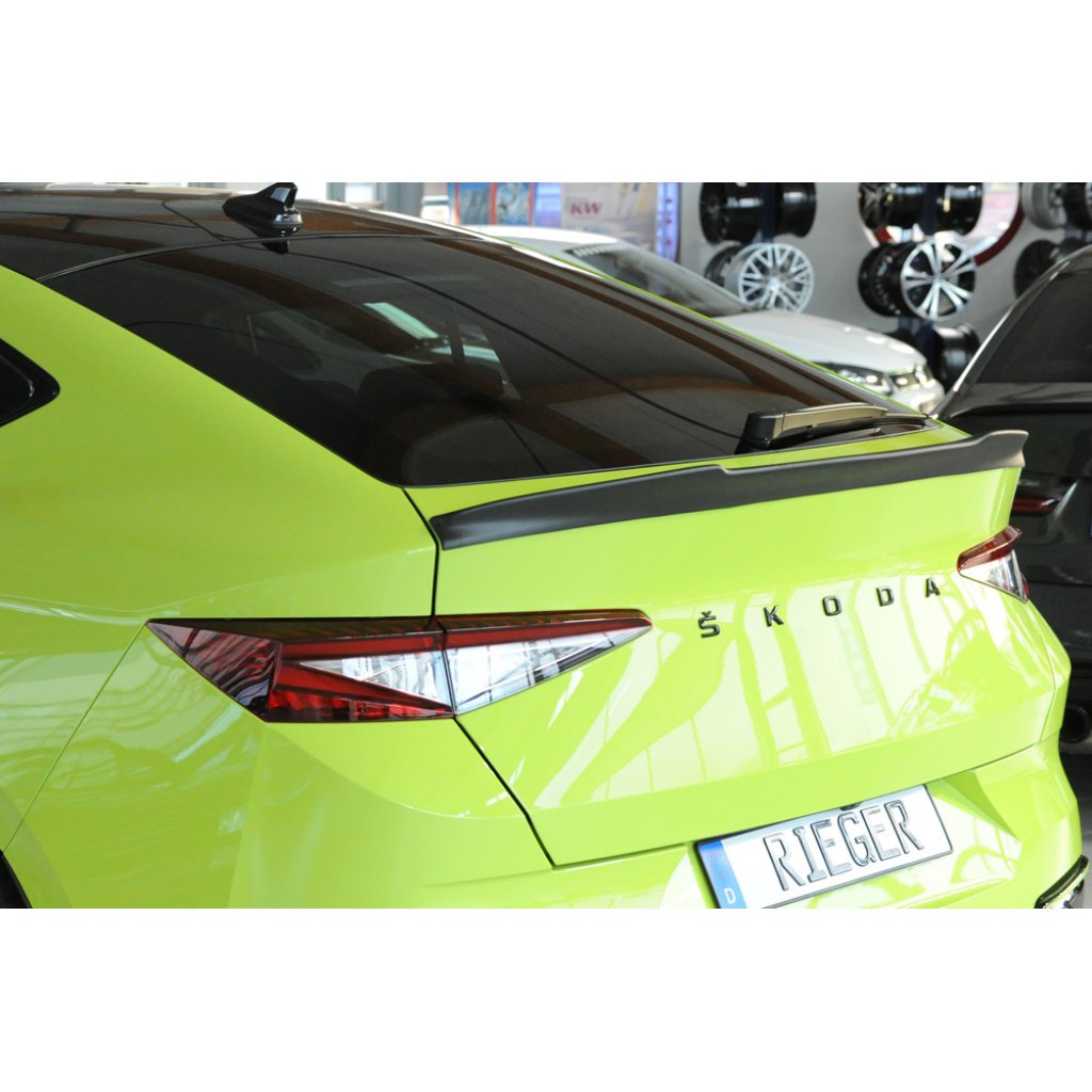 Rieger prodloužení víka kufru pro Škoda Enyaq iV RS coupe (5AC), plast ABS bez povrchové úpravy