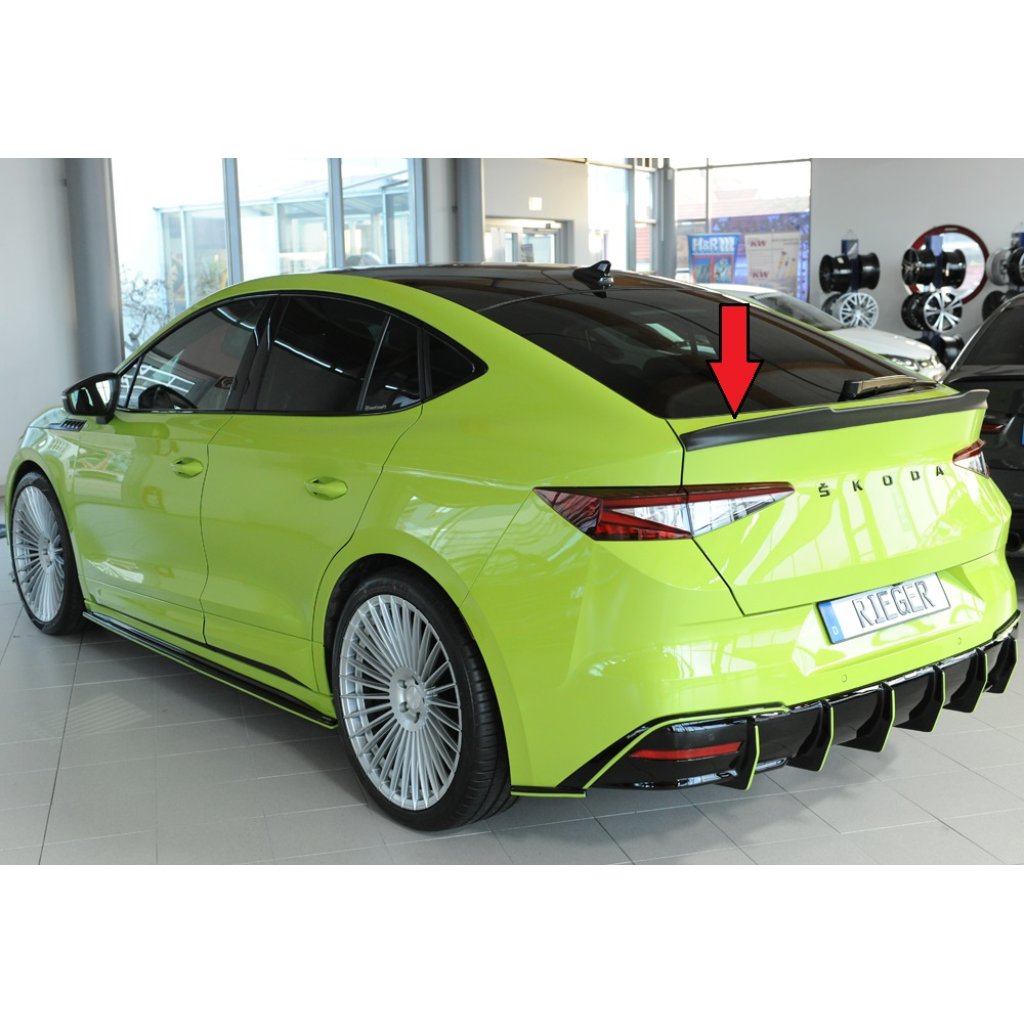 Rieger prodloužení víka kufru pro Škoda Enyaq iV RS coupe (5AC), plast ABS bez povrchové úpravy