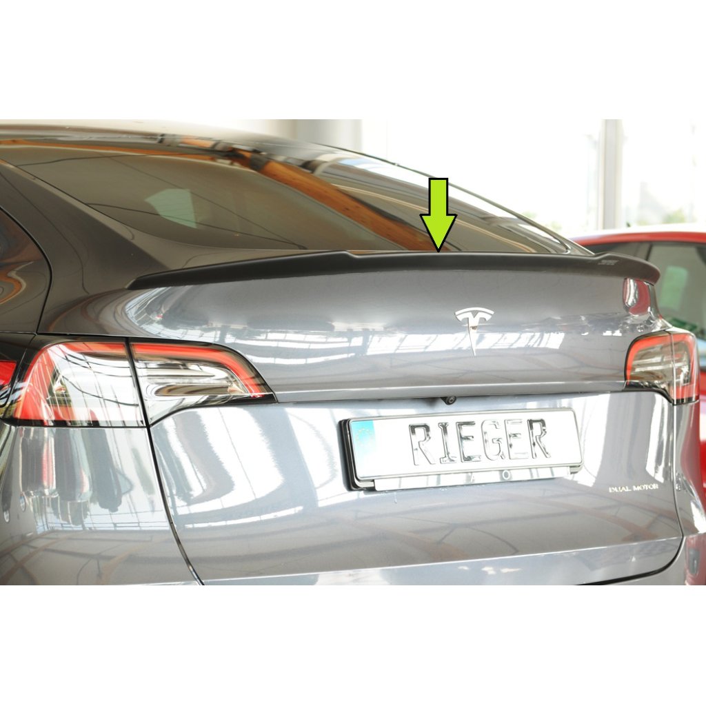 Rieger prodloužení víka kufru pro Tesla Model Y 003, plast ABS bez povrchové úpravy