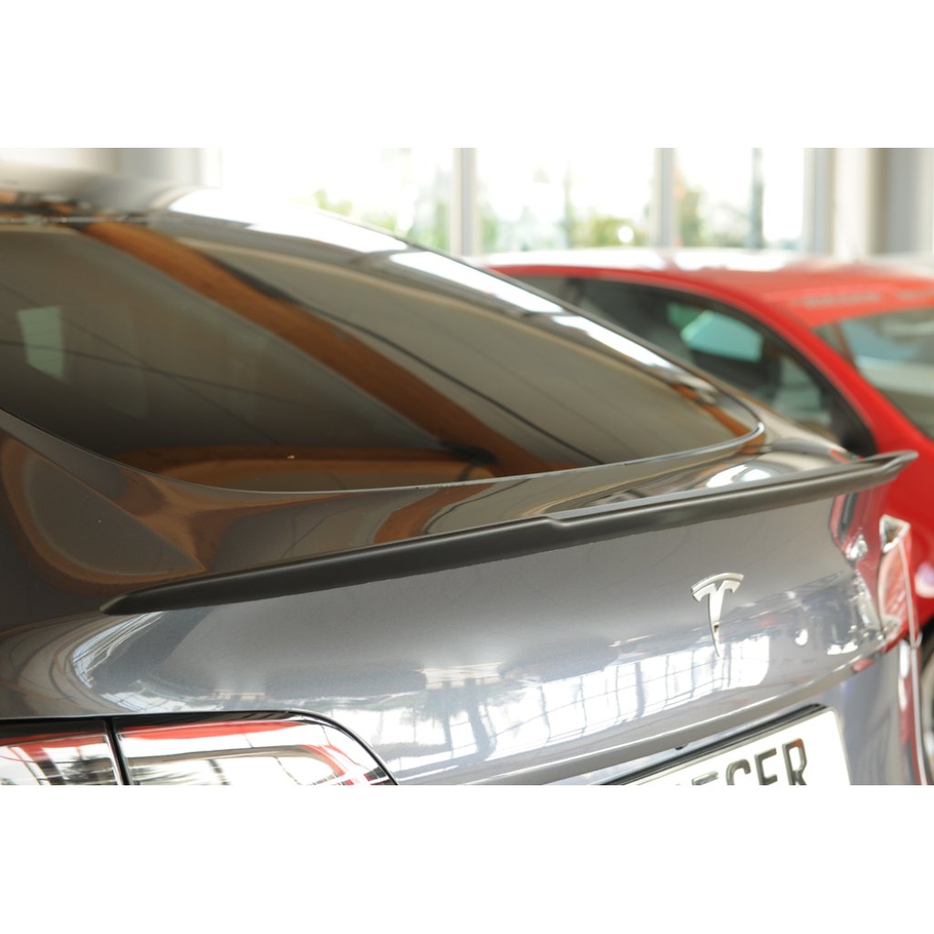 Rieger prodloužení víka kufru pro Tesla Model Y 003, plast ABS v matné černé