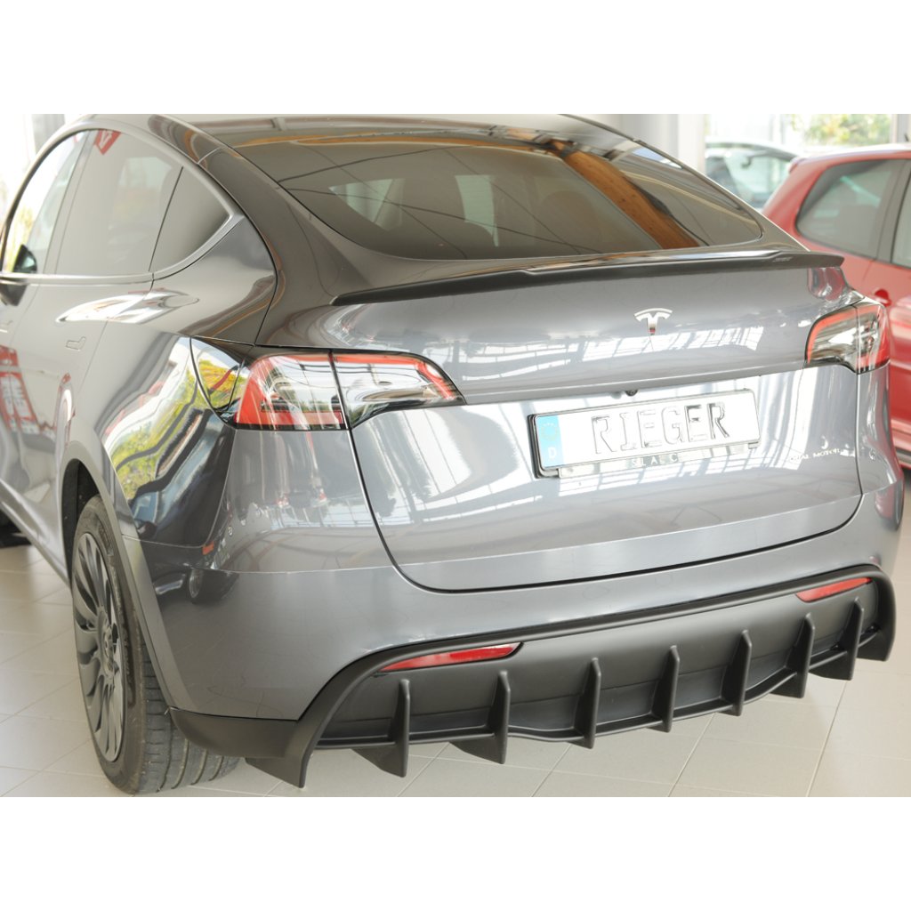 Rieger prodloužení víka kufru pro Tesla Model Y 003, plast ABS v matné černé