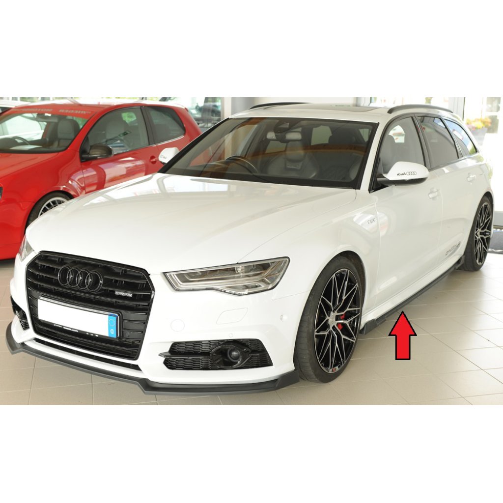 Rieger Seitenschwelleransatz (2-tlg.) mont. strana levá pro Audi A6 4G, C7 sedan, r.v. 11/10-08/14, plast ABS bez povrchové úpravy