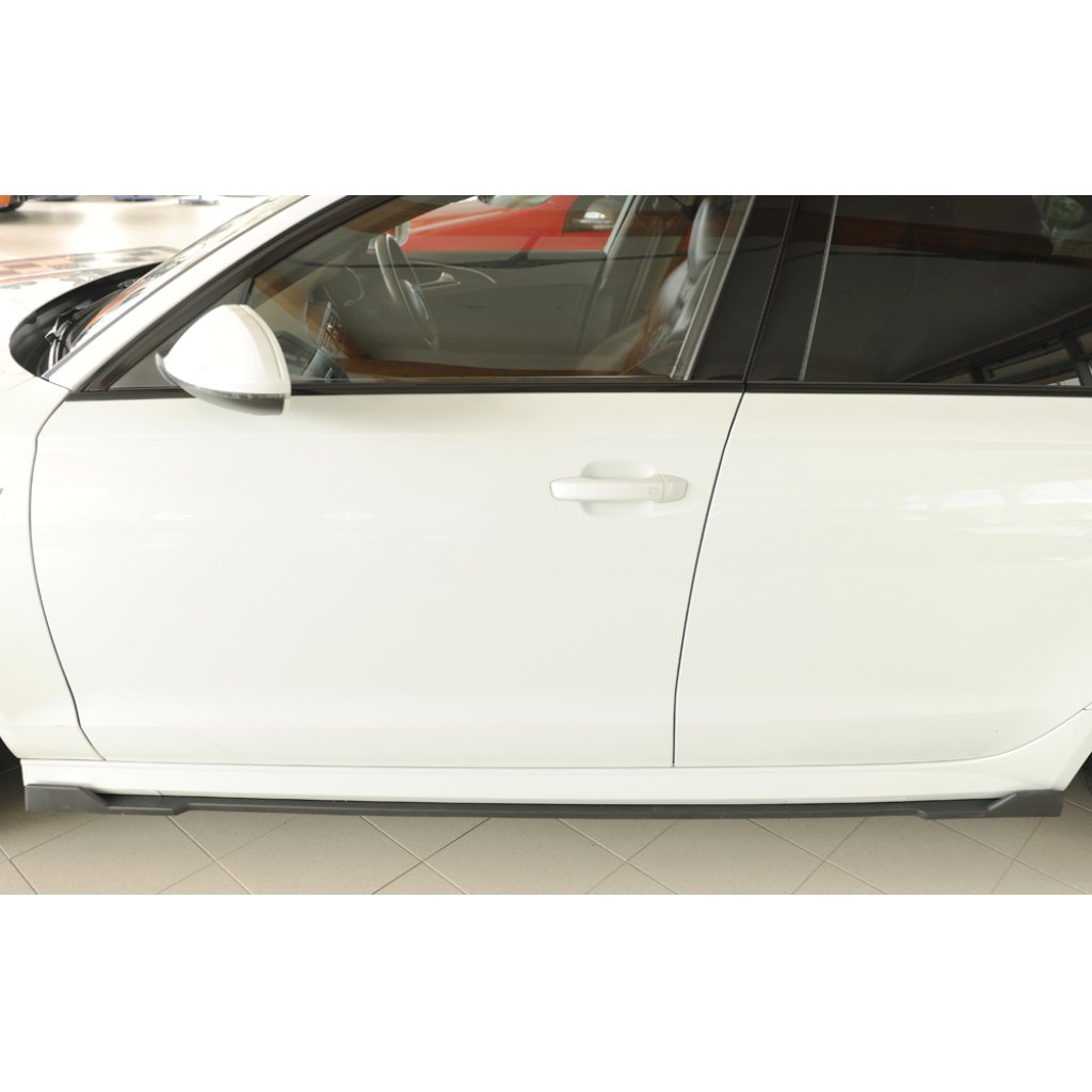 Rieger Seitenschwelleransatz (2-tlg.) mont. strana levá pro Audi A6 S6 4G, C7 sedan, r.v. 09/14-, plast ABS bez povrchové úpravy