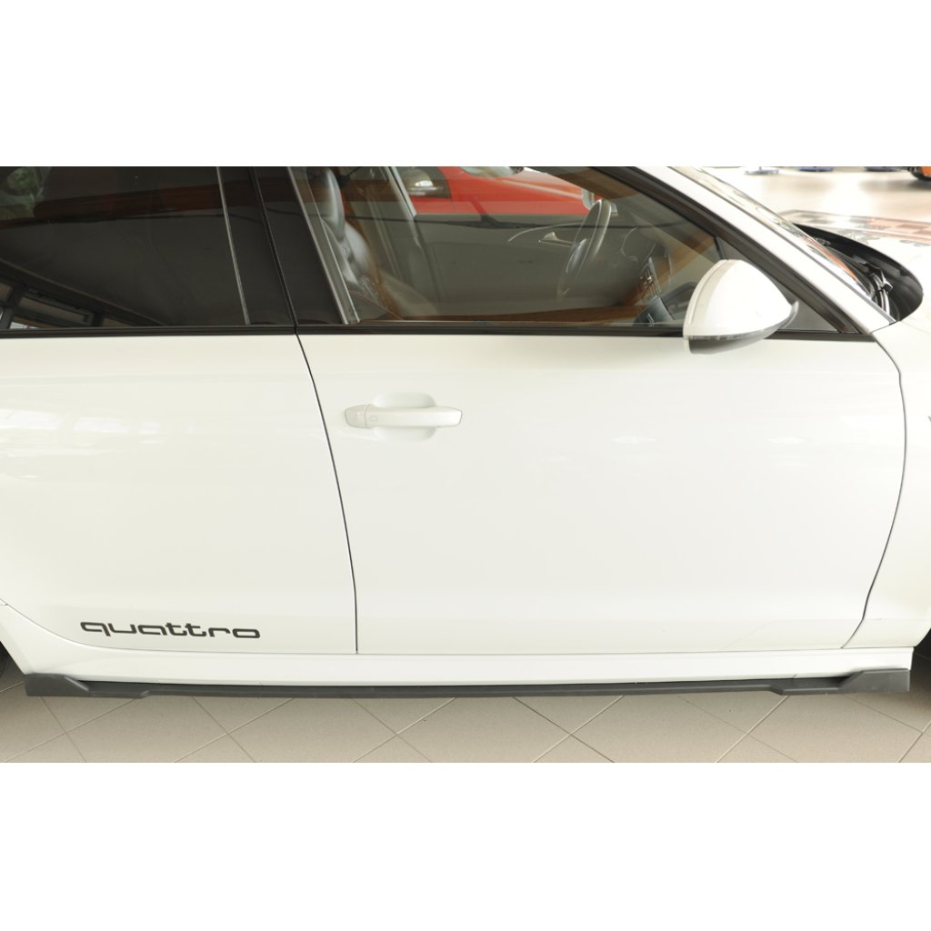 Rieger Seitenschwelleransatz (2-tlg.) mont. strana pravá pro Audi A6 4G, C7 sedan, r.v. 11/10-08/14, plast ABS bez povrchové úpravy
