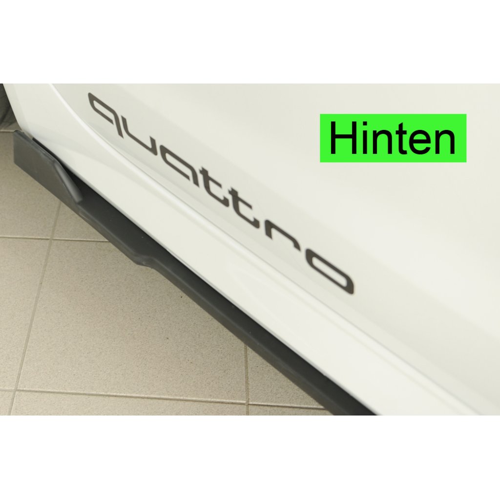 Rieger Seitenschwelleransatz (2-tlg.) mont. strana pravá pro Audi A6 4G, C7 sedan, r.v. 11/10-08/14, plast ABS bez povrchové úpravy