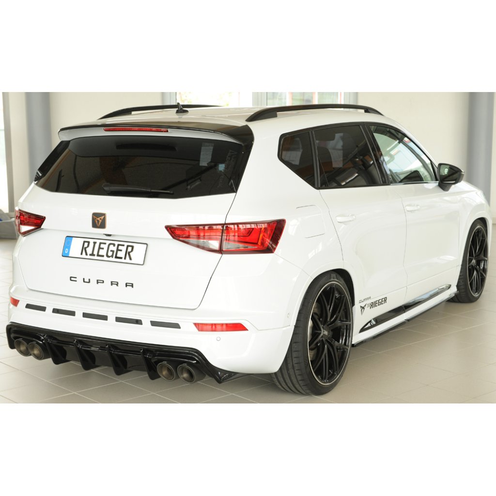 Rieger spoiler pod boční práh (3 dílný) mont. strana levá pro Seat Ateca Cupra 5FP, r.v. 09/18-07/20, plast ABS bez povrchové úpravy