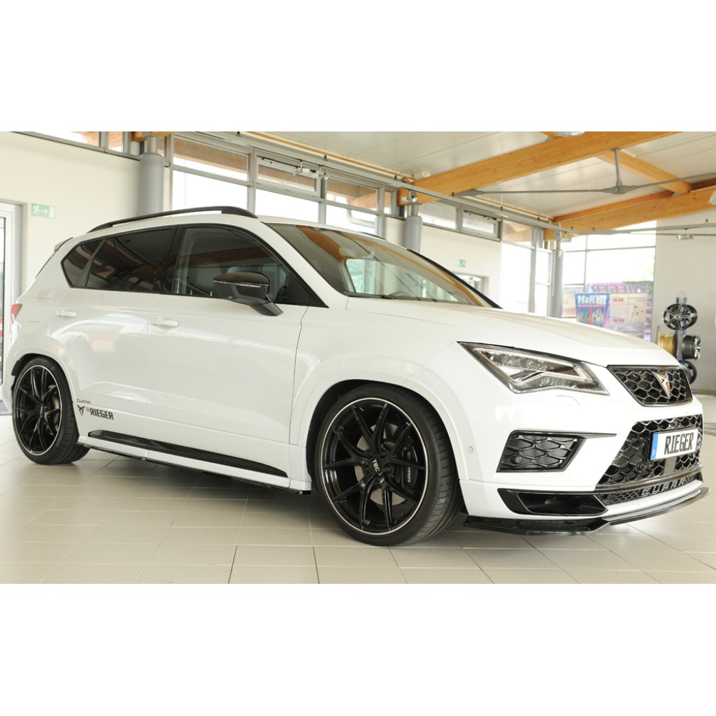 Rieger spoiler pod boční práh (3 dílný) mont. strana levá pro Seat Ateca Cupra 5FP, r.v. 09/18-07/20, plast ABS bez povrchové úpravy