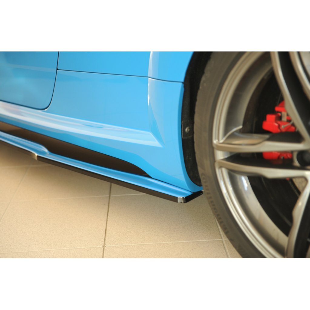 Rieger spoiler pod boční práh (ca. 19mm) mont. strana levá pro Audi TT 8J-FV, 8S kupé, r.v. 09/18-, plast ABS bez povrchové úpravy