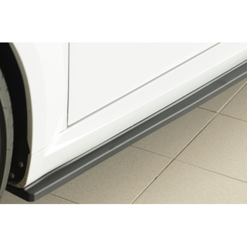 Rieger spoiler pod boční práh (ca. 19mm) mont. strana levá pro Audi TTS 8J-FV, 8S roadster, r.v. 07/14-08/18, plast ABS bez povrchové úpravy