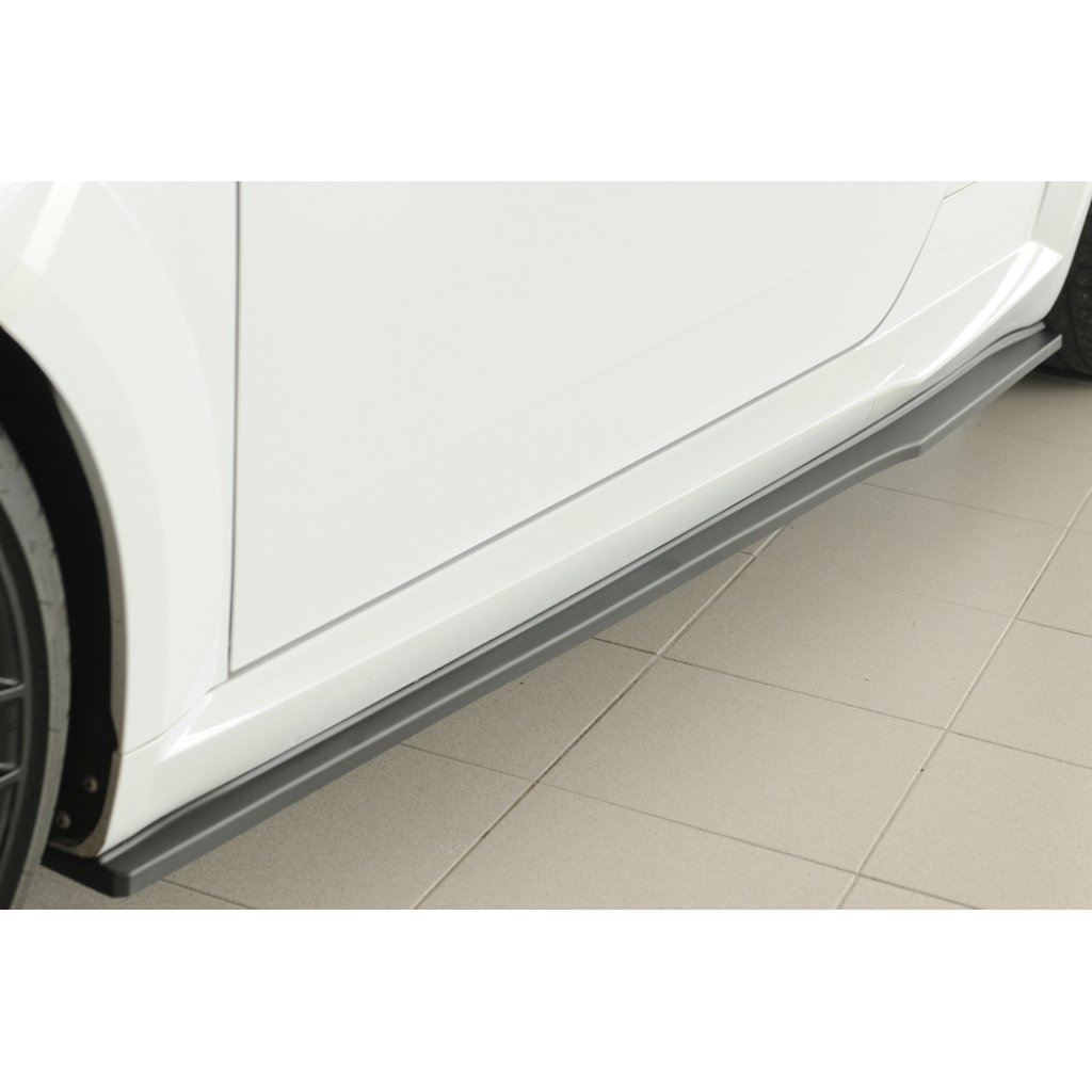 Rieger spoiler pod boční práh (ca. 19mm) mont. strana levá pro Audi TTS 8J-FV, 8S roadster, r.v. 07/14-08/18, plast ABS bez povrchové úpravy