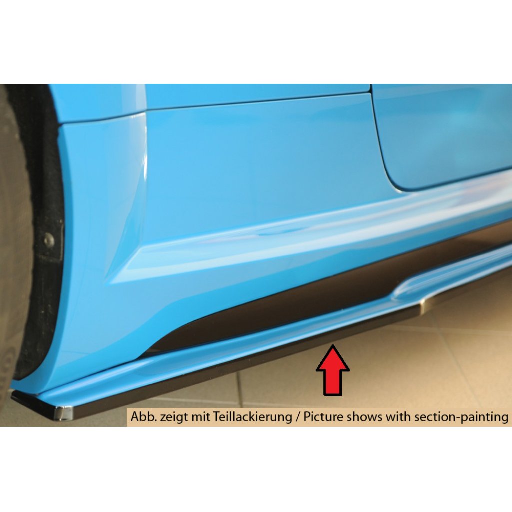 Rieger spoiler pod boční práh (ca. 19mm) mont. strana pravá pro Audi TT 8J-FV, 8S kupé, r.v. 09/18-, plast ABS bez povrchové úpravy