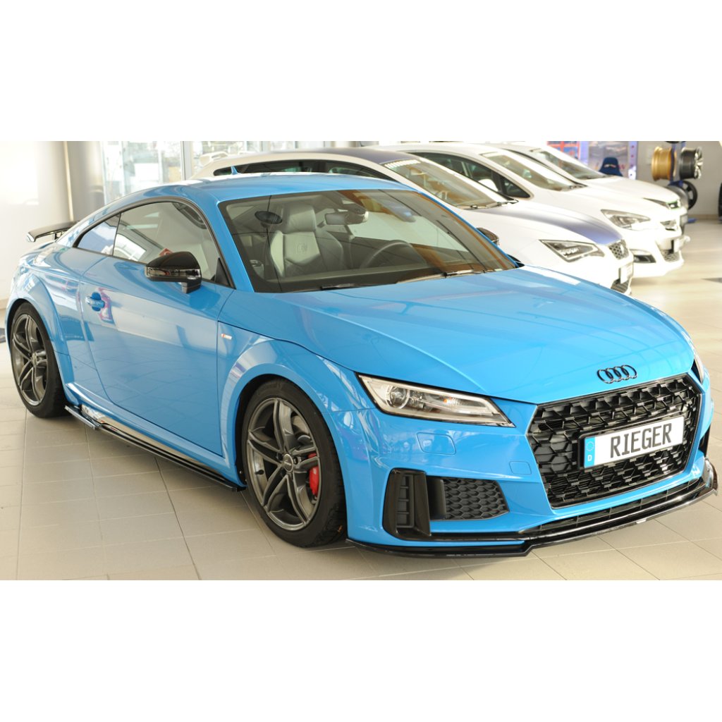 Rieger spoiler pod boční práh (ca. 19mm) mont. strana pravá pro Audi TTS 8J-FV, 8S kupé, r.v. 09/18-, plast ABS bez povrchové úpravy