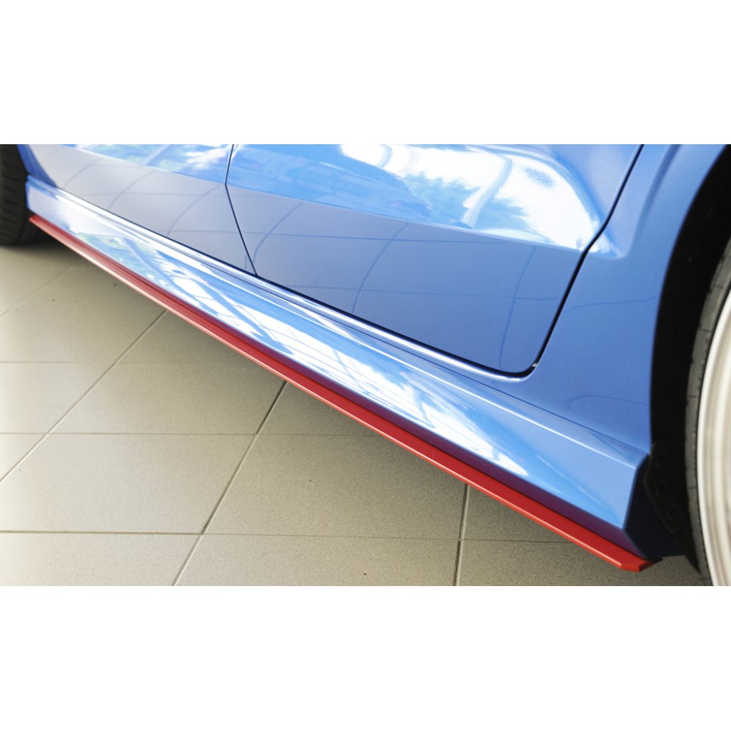Rieger spoiler pod boční práh mont. strana levá pro Audi A3 S3 8V 3-dvéř. (convertible 8V7) vč. faceliftu, r.v. 05/13-08/16, 09/16-, plast ABS bez povrchové úpravy