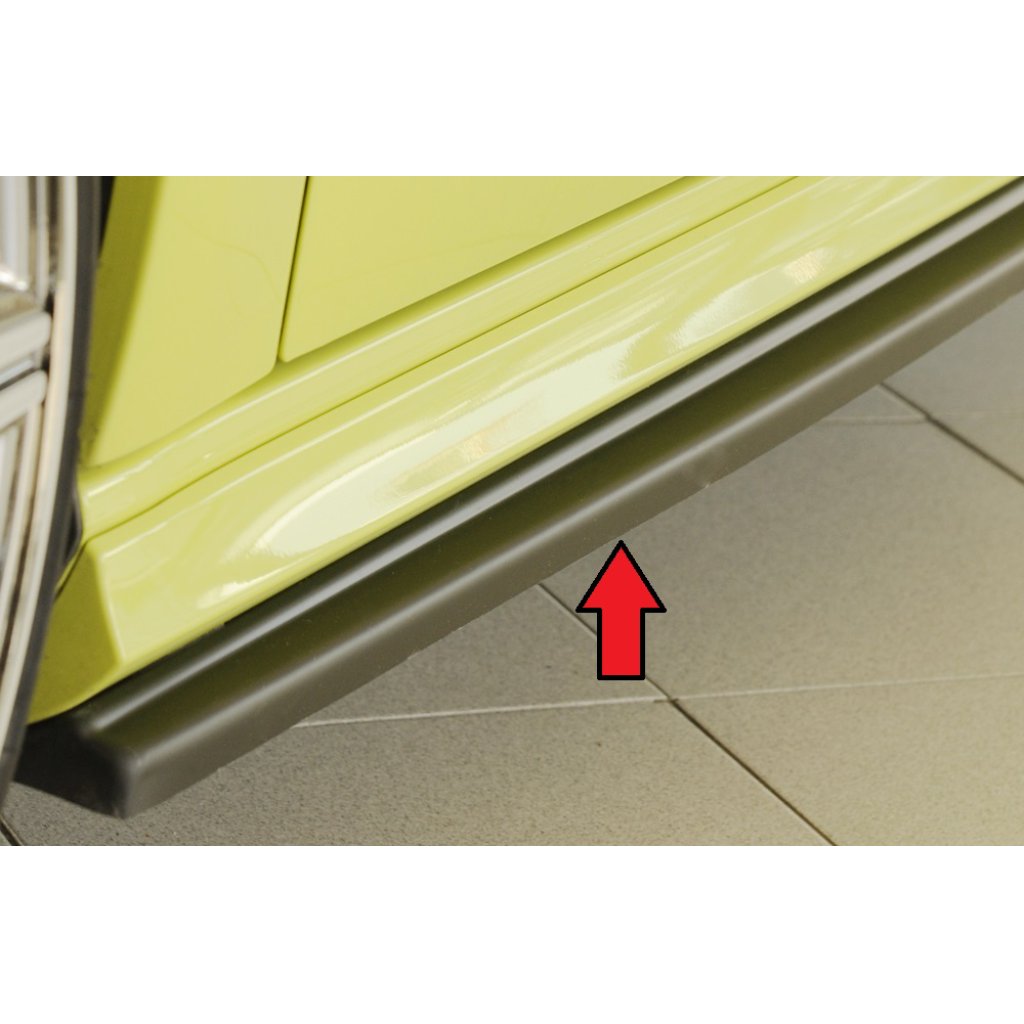Rieger spoiler pod boční práh mont. strana levá pro Audi A3 S3 8V 5-dvéř. (sportback 8VA) vč. faceliftu, r.v. 05/13-08/16, 09/16-, plast ABS bez povrchové úpravy