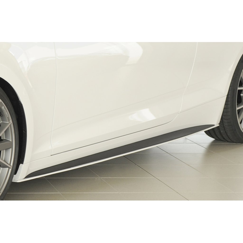 Rieger spoiler pod boční práh mont. strana levá pro Audi A5 B9, F5 kabriolet, kupé před faceliftem, r.v. 07/16-12/19, plast ABS bez povrchové úpravy
