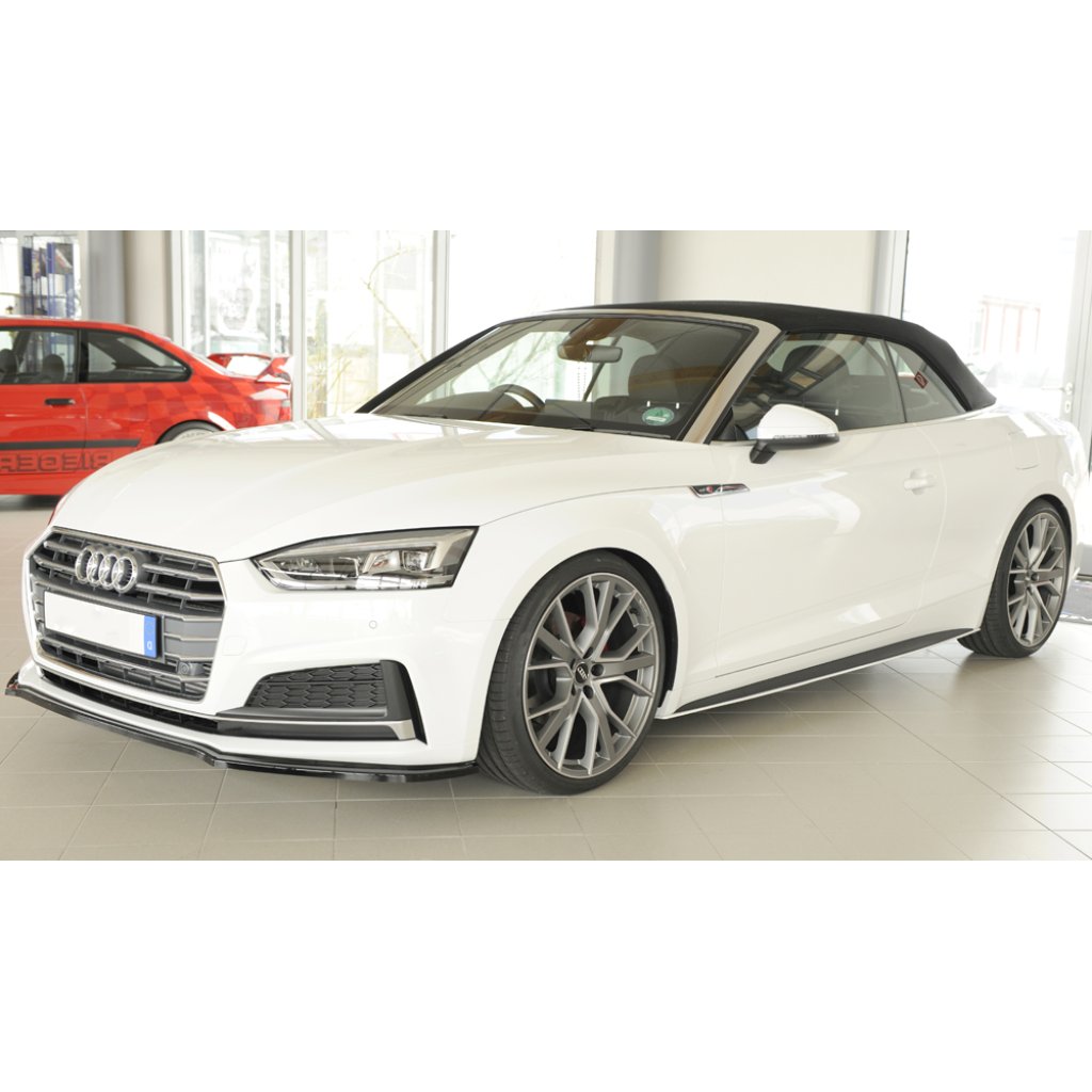 Rieger spoiler pod boční práh mont. strana levá pro Audi A5 S5 B9, F5 kabriolet, kupé před faceliftem, r.v. 11/16-12/19, plast ABS bez povrchové úpravy