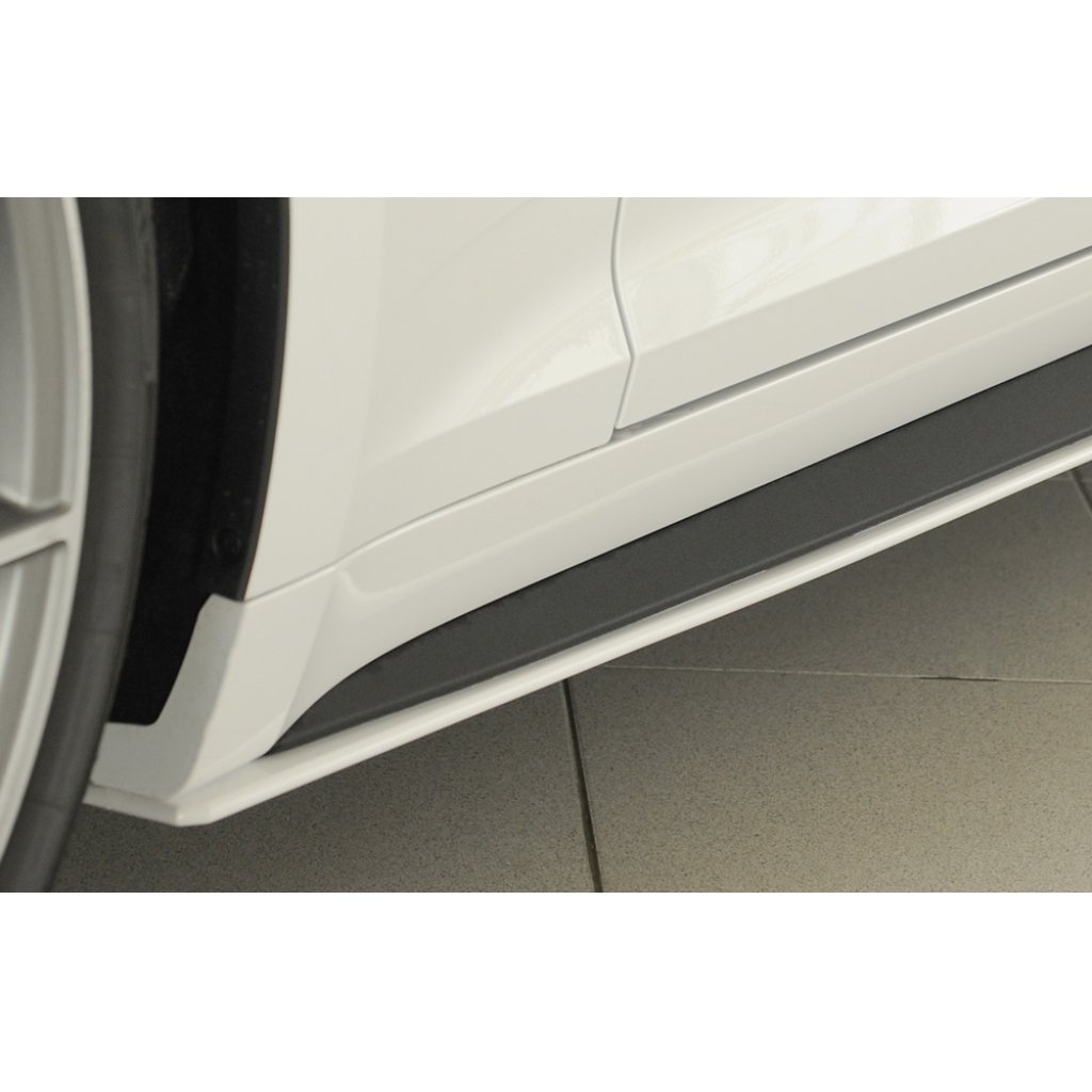 Rieger spoiler pod boční práh mont. strana levá pro Audi A5 S5 B9, F5 kabriolet, kupé před faceliftem, r.v. 11/16-12/19, plast ABS bez povrchové úpravy