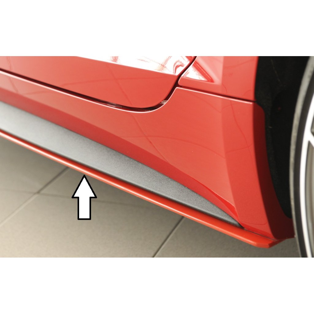 Rieger spoiler pod boční práh mont. strana levá pro Audi A5 S5 B9, F5 Sportback před faceliftem, r.v. 11/16-12/19, plast ABS bez povrchové úpravy