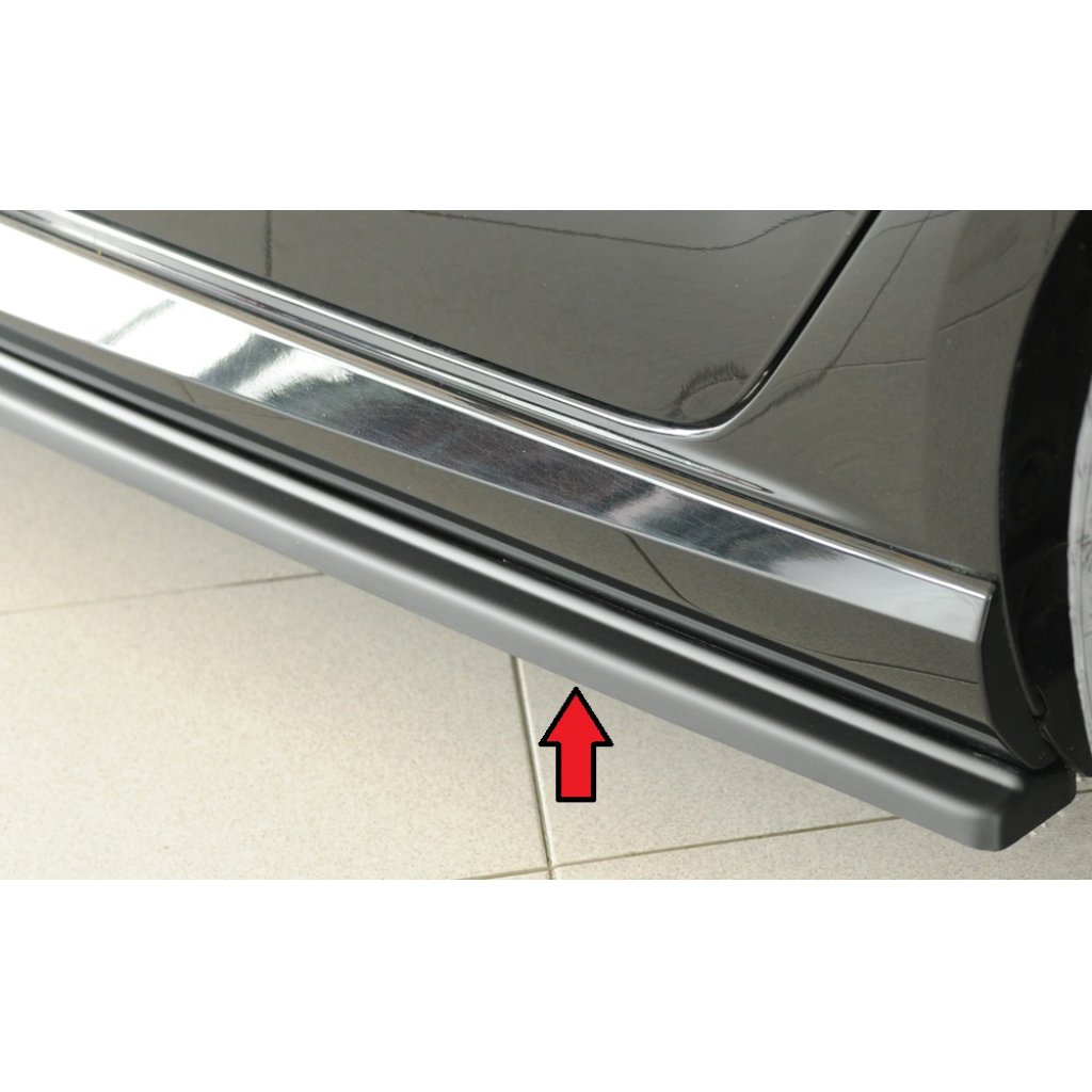 Rieger spoiler pod boční práh mont. strana levá pro Audi RS3 8V 5-dvéř. (sportback 8VA / 8VF), r.v. 02/17-, plast ABS bez povrchové úpravy