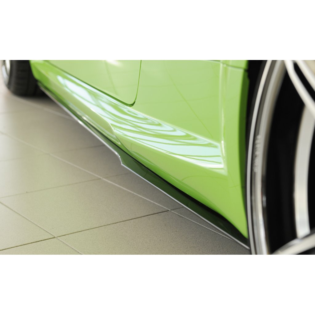Rieger spoiler pod boční práh mont. strana levá pro Audi TT 8J-FV, 8S kupé, roadster vč. faceliftu, r.v. 07/14-08/18, 09/18-, plast ABS bez povrchové úpravy