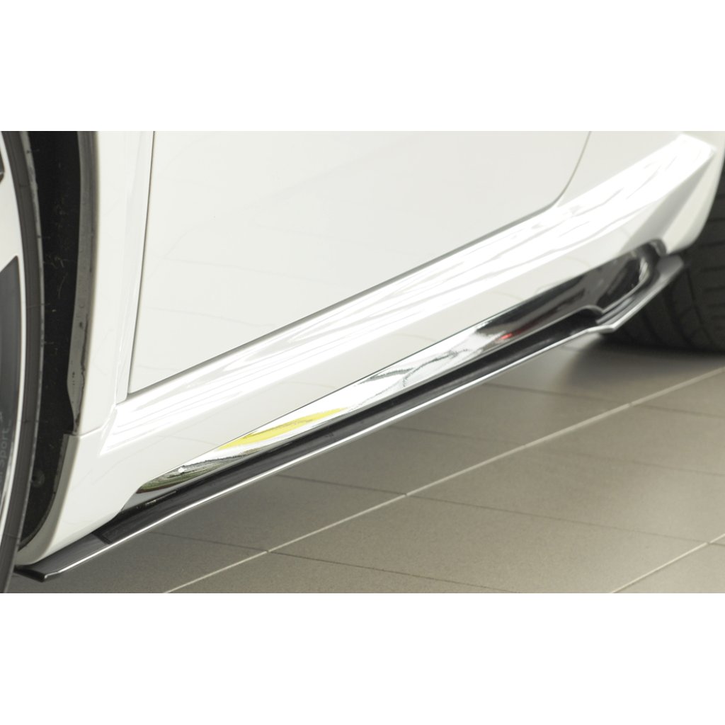 Rieger spoiler pod boční práh mont. strana levá pro Audi TT RS 8J, 8J1-FV, 8S kupé, roadster po faceliftu, r.v. 09/18-, plast ABS bez povrchové úpravy