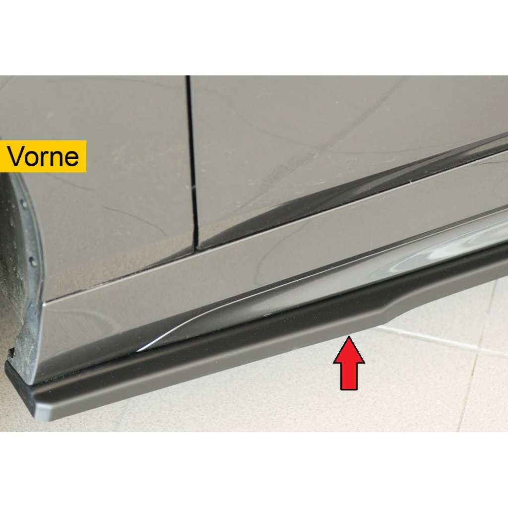 Rieger spoiler pod boční práh mont. strana levá pro BMW řada 1 F40 hatchback / 4-dr., r.v. 07/19-, plast ABS bez povrchové úpravy