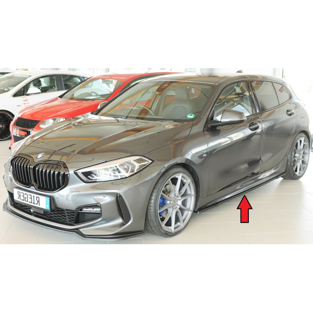 Rieger spoiler pod boční práh mont. strana levá pro BMW řada 1 F40 hatchback / 4-dr., r.v. 07/19-, plast ABS bez povrchové úpravy