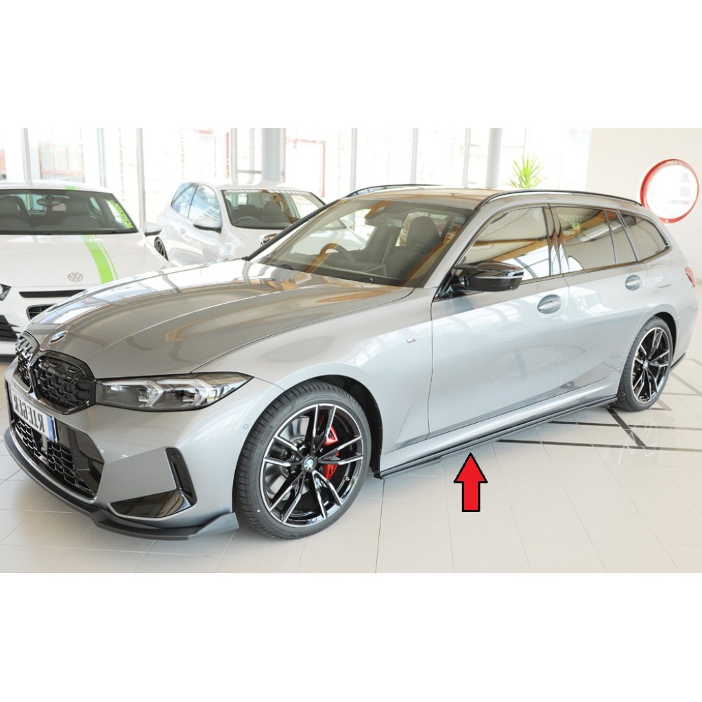 Rieger spoiler pod boční práh mont. strana levá pro BMW řada 3 G20 sedan, r.v. 03/19-, plast ABS bez povrchové úpravy
