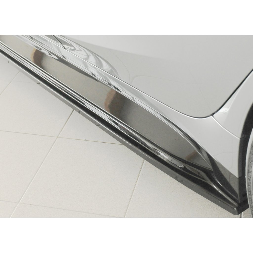 Rieger spoiler pod boční práh mont. strana levá pro BMW Řada 3 G80 M3 CS G34MKS sedan, 01/23-, plast ABS lakovaný do černé lesklé barvy