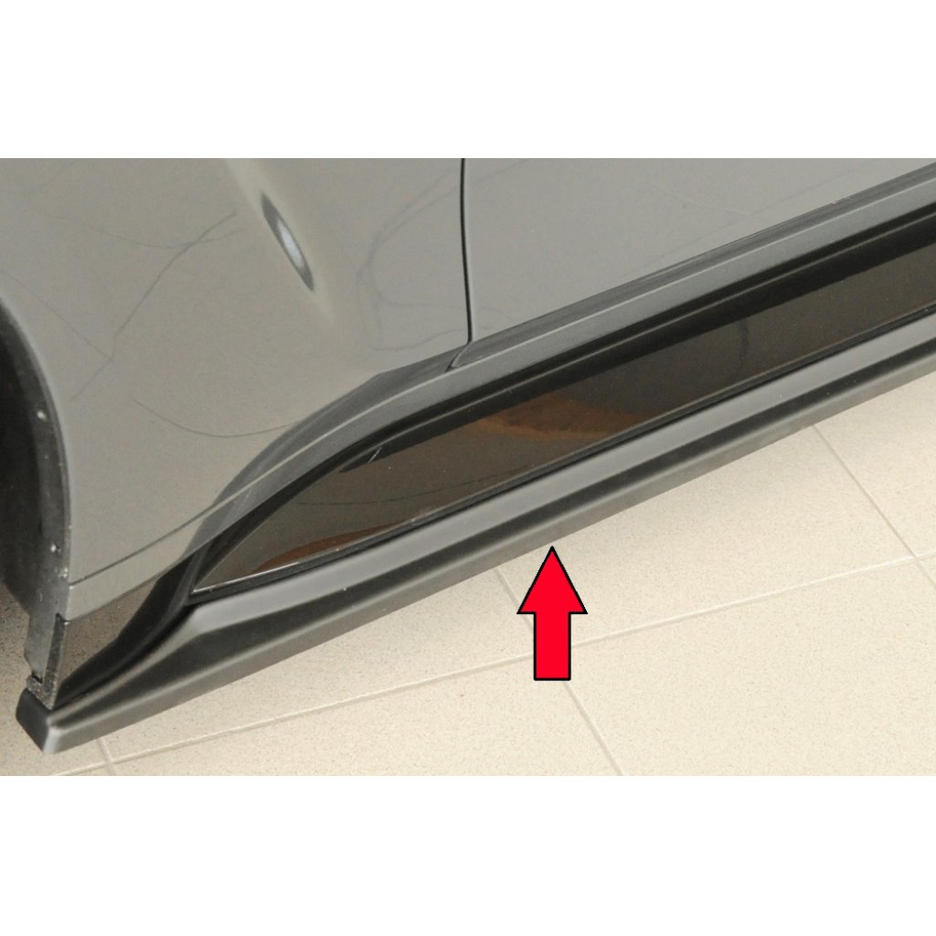Rieger spoiler pod boční práh mont. strana levá pro BMW Řada 3 G80 M3 CS G34MKS sedan, r.v. 01/23-, plast ABS bez povrchové úpravy
