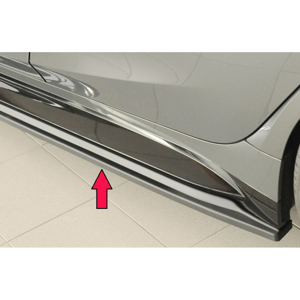Rieger spoiler pod boční práh mont. strana levá pro BMW Řada 3 G80 M3 CS G34MKS sedan, r.v. 01/23-, plast ABS bez povrchové úpravy