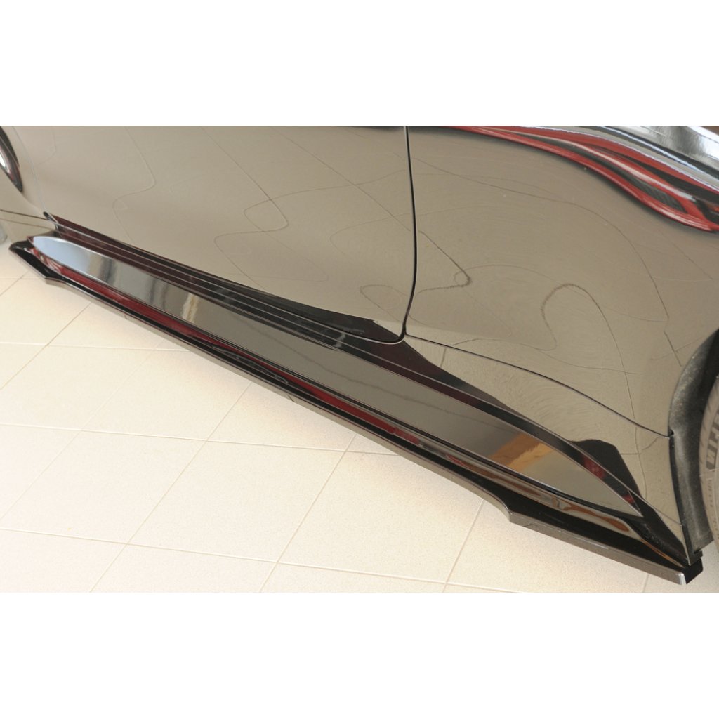 Rieger spoiler pod boční práh mont. strana levá pro BMW Řada 4 G82 M4 CSL G34MKS kupé, 07/22-, plast ABS lakovaný do černé lesklé barvy
