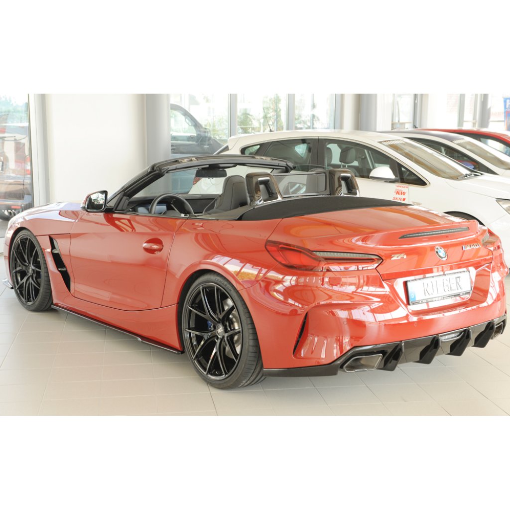 Rieger spoiler pod boční práh mont. strana levá pro BMW Z4 G29, G4Z roadster, 03/19-, plast ABS lakovaný do černé lesklé barvy