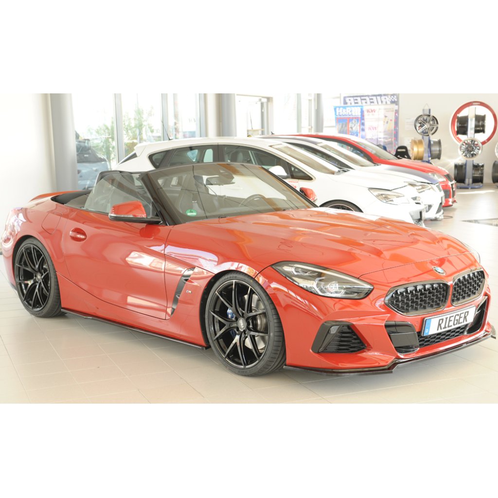Rieger spoiler pod boční práh mont. strana levá pro BMW Z4 G29, G4Z roadster, 03/19-, plast ABS lakovaný do černé lesklé barvy
