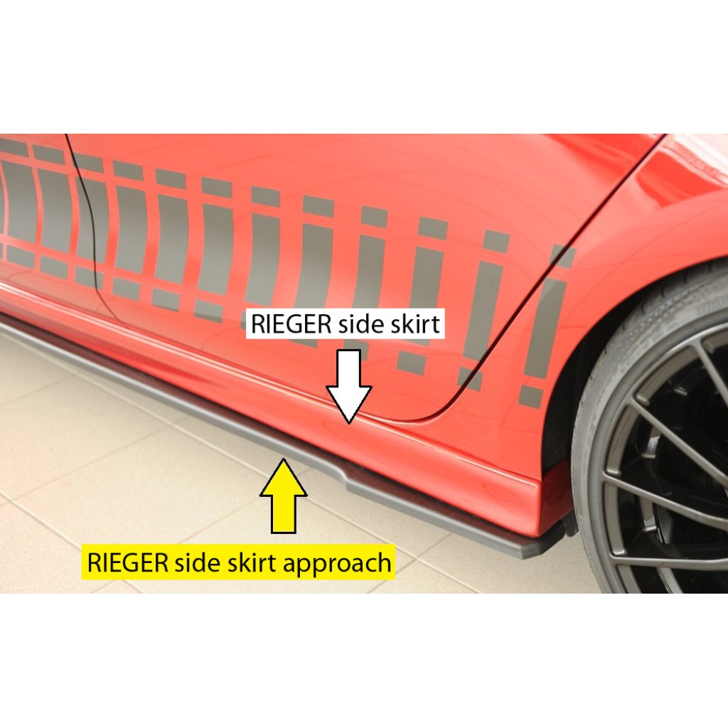Rieger spoiler pod boční práh mont. strana levá pro Cupra Leon KL 5-dvéř. (ST/sportstourer), r.v. 09/20-, plast ABS bez povrchové úpravy