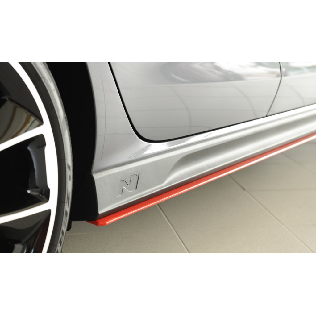 Rieger spoiler pod boční práh mont. strana levá pro Hyundai i30 N PDE 5-dvéř. (fastback), 5-dvéř. (hatchback), r.v. 07/17-, plast ABS bez povrchové úpravy