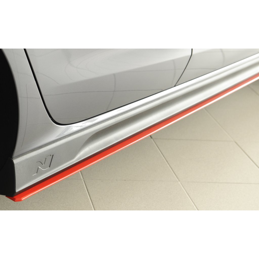 Rieger spoiler pod boční práh mont. strana levá pro Hyundai i30 N-Performance PDE 5-dvéř. (fastback), 5-dvéř. (hatchback), r.v. 07/17-, plast ABS bez povrchové úpravy