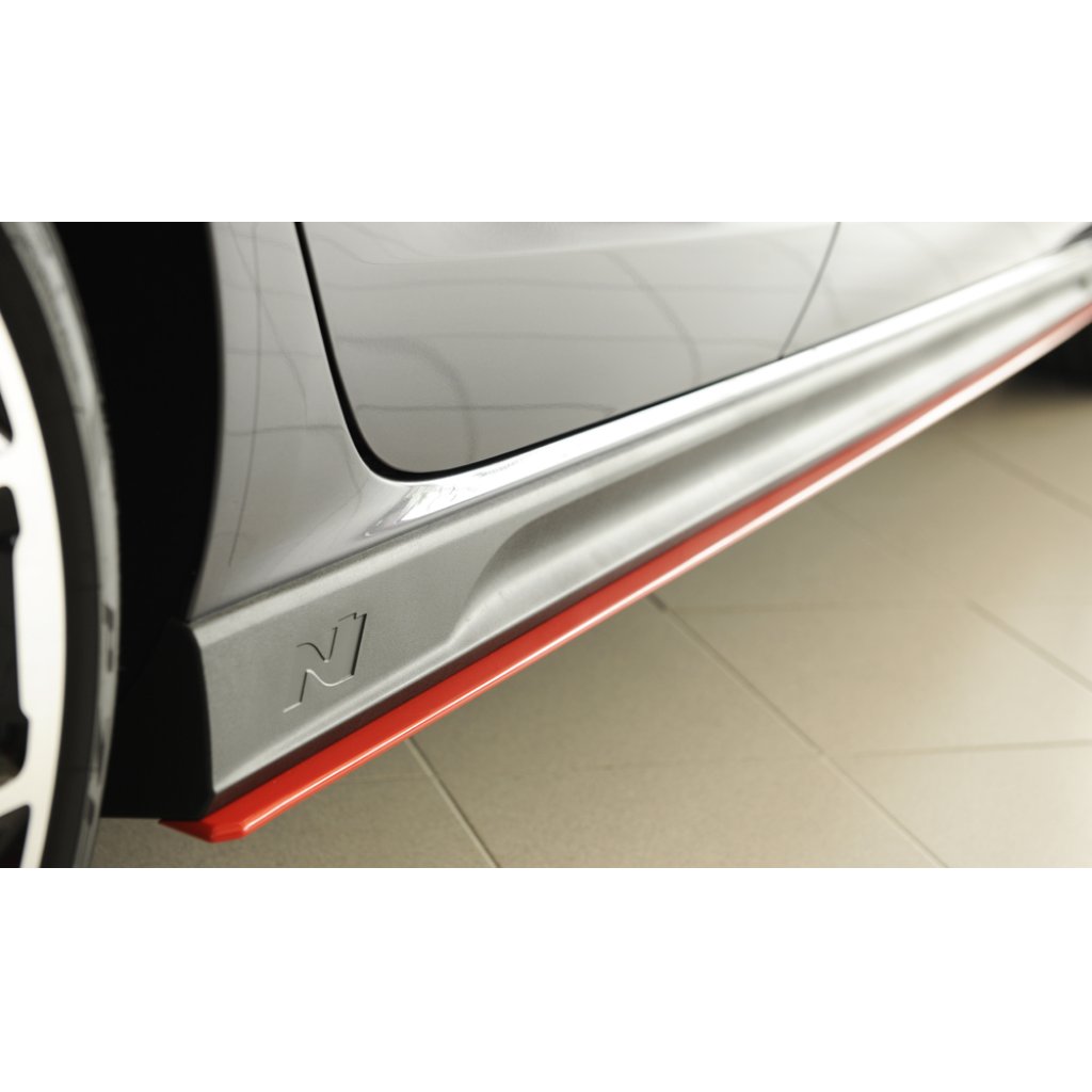 Rieger spoiler pod boční práh mont. strana levá pro Hyundai i30 N-Performance PDE 5-dvéř. (fastback), 5-dvéř. (hatchback), r.v. 07/17-, plast ABS bez povrchové úpravy
