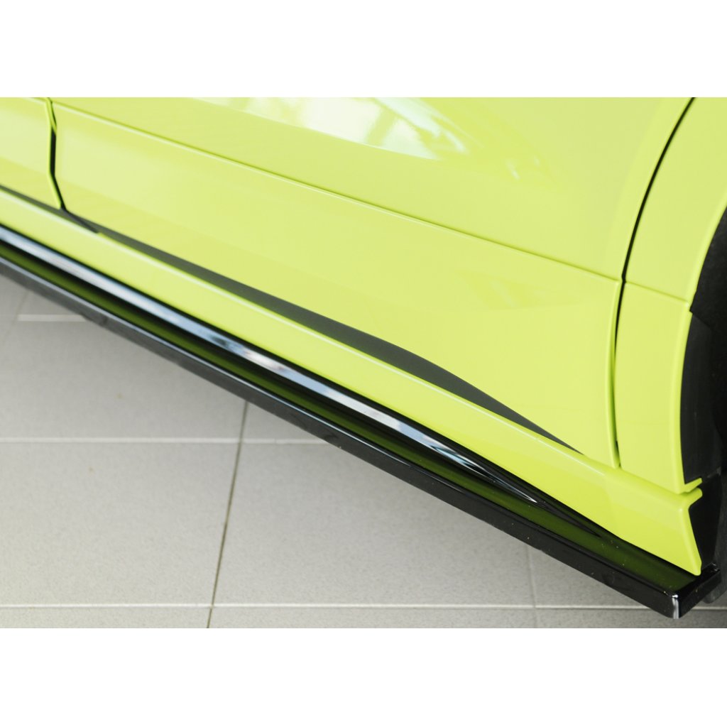 Rieger spoiler pod boční práh mont. strana levá pro Škoda Enyaq iV RS SUV (5AZ), 07/21-, plast ABS lakovaný do černé lesklé barvy