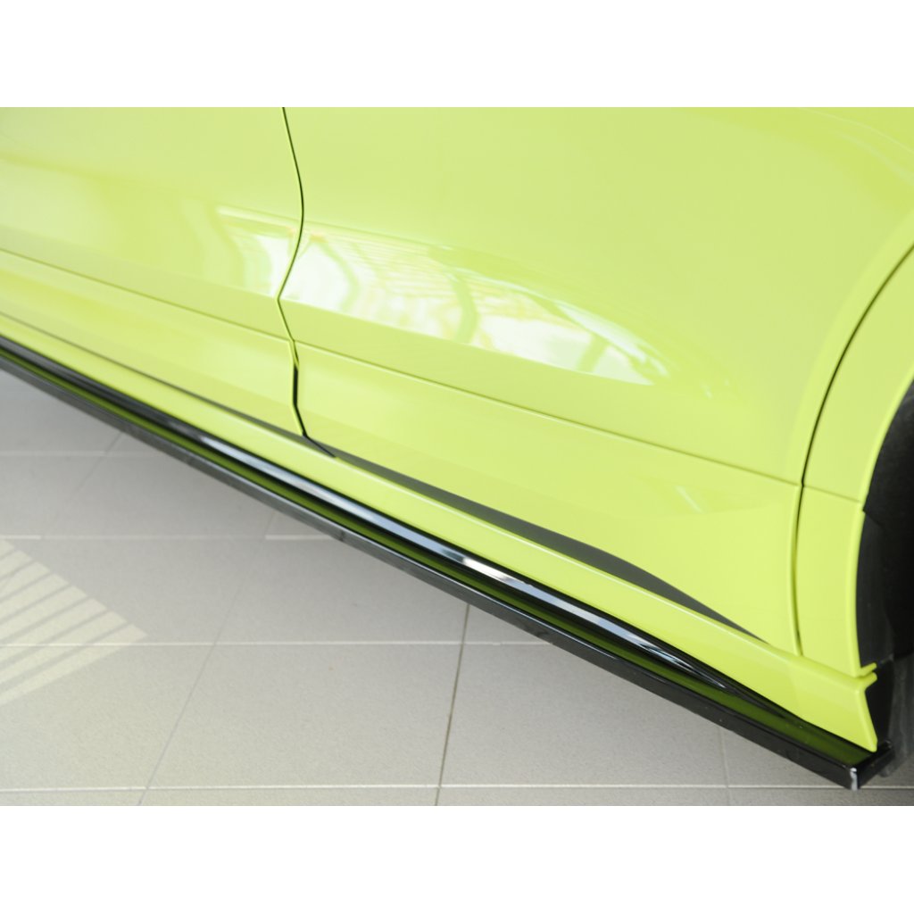 Rieger spoiler pod boční práh mont. strana levá pro Škoda Enyaq iV RS SUV (5AZ), 07/21-, plast ABS lakovaný do černé lesklé barvy