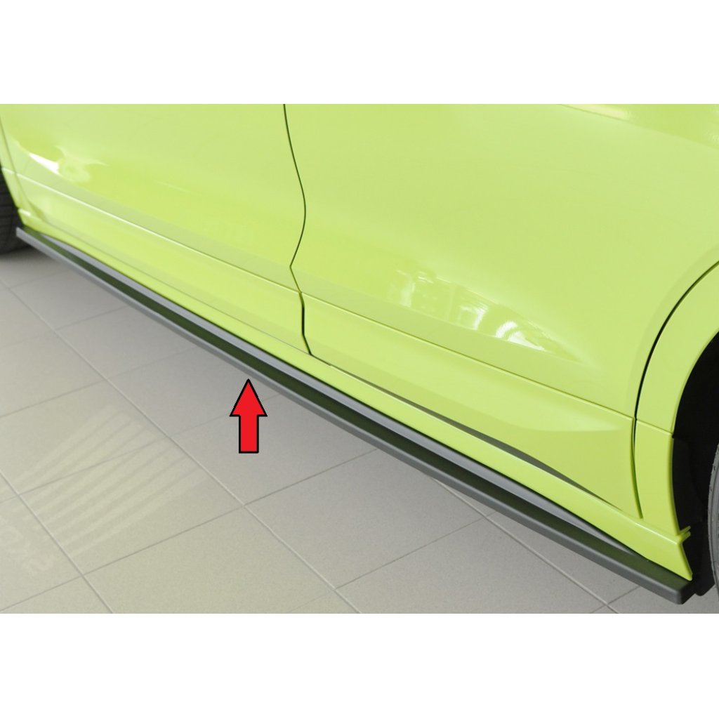 Rieger spoiler pod boční práh mont. strana levá pro Škoda Enyaq iV RS SUV (5AZ), r.v. 07/21-, plast ABS bez povrchové úpravy