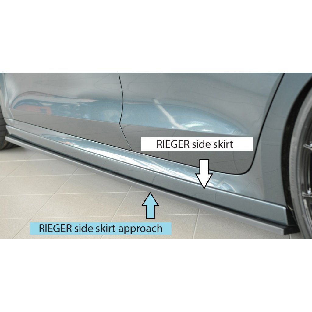 Rieger spoiler pod boční práh mont. strana levá pro Škoda Octavia RS NX combi, r.v. 07/20-, plast ABS bez povrchové úpravy