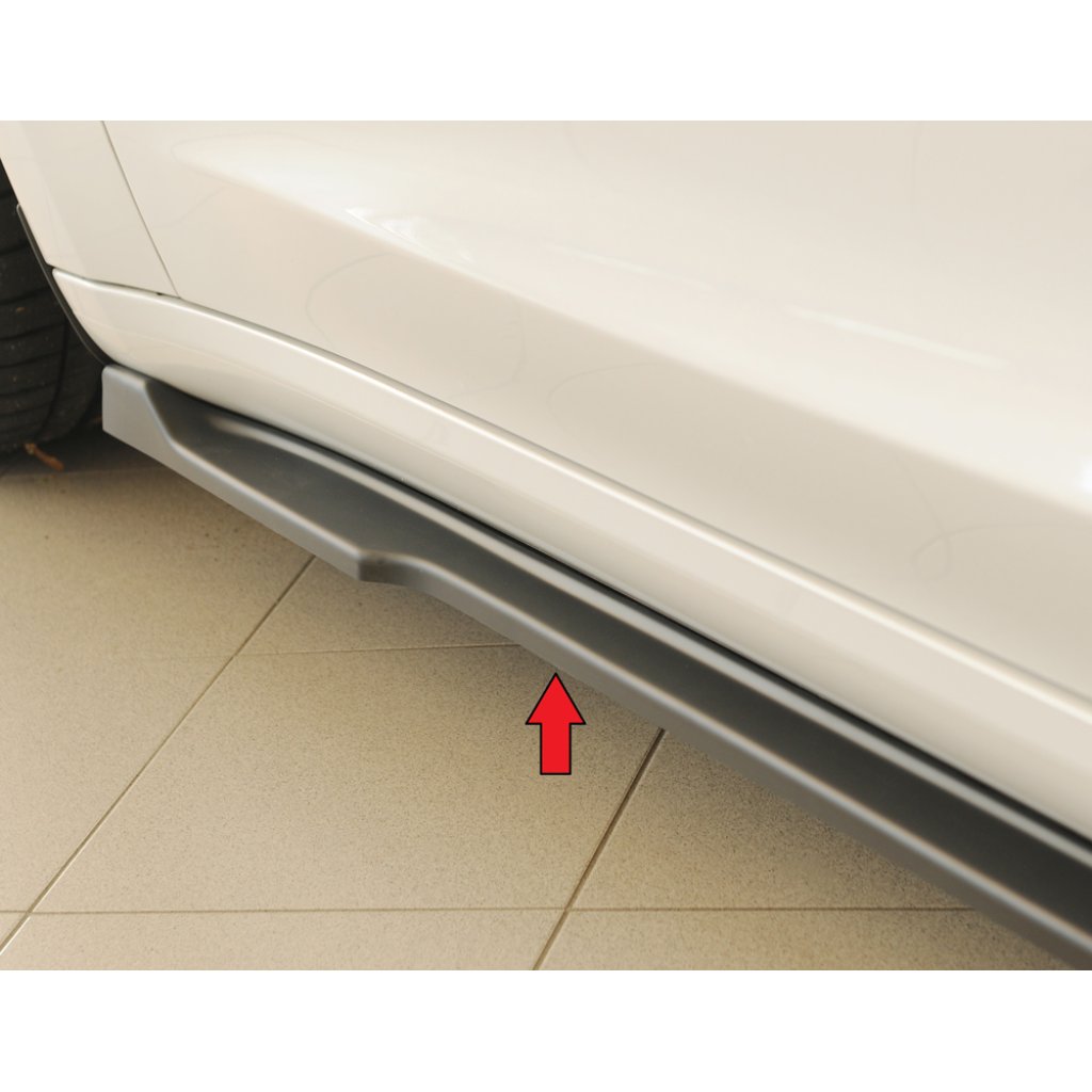 Rieger spoiler pod boční práh mont. strana levá pro Tesla Model 3 003, r.v. 06/18-, plast ABS bez povrchové úpravy